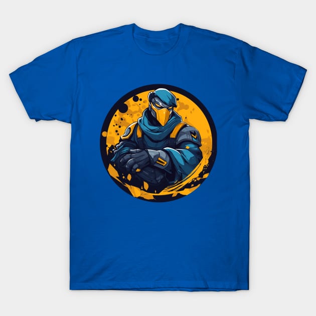⚡High-Tech Ukrainian Soldier T-Shirt⚡ T-Shirt by Adjorr
